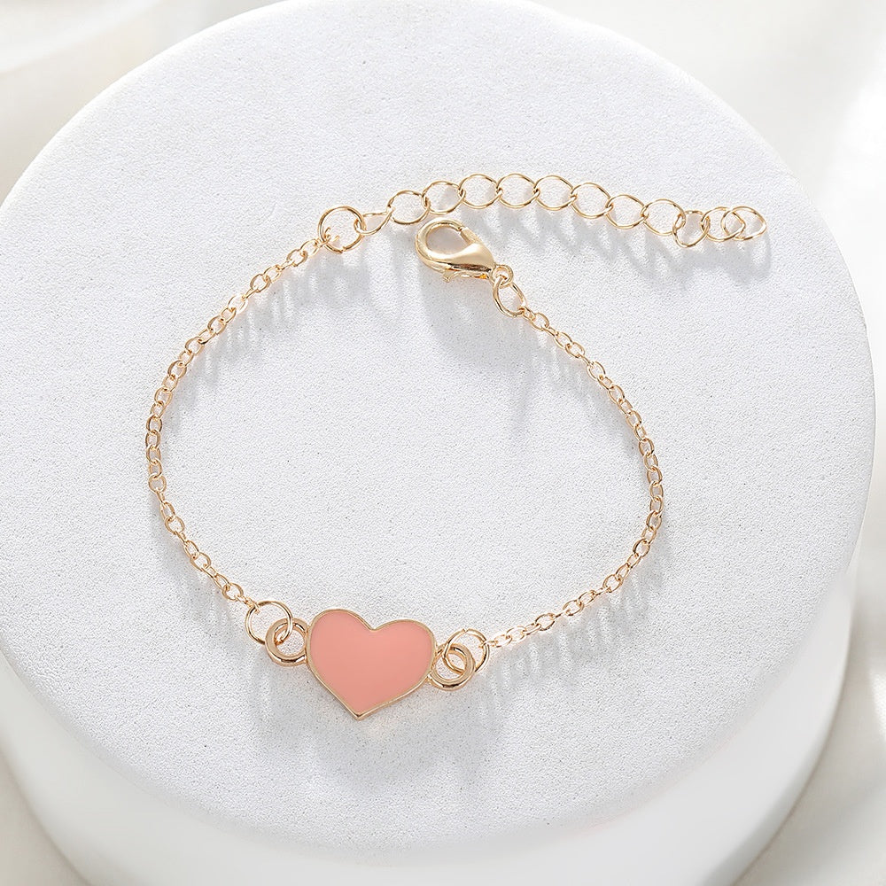 Women's Round Pointer Quartz Watch Set